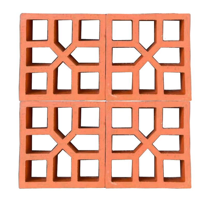 250*250*70mm Taille commune Brick Wall décoratif Breeze Block Béton à 7% d'absorption