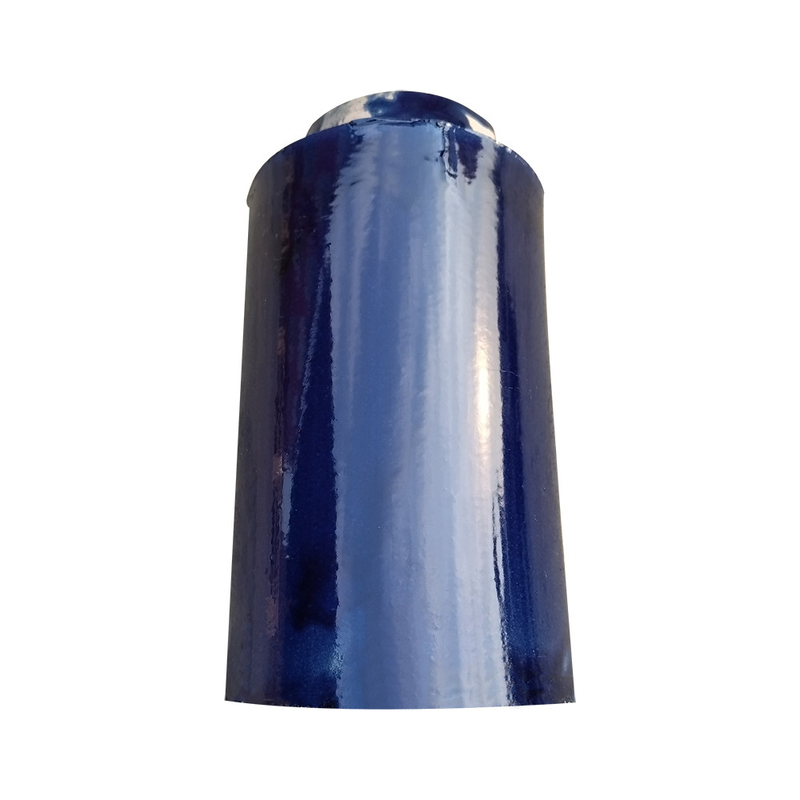 Style de design chinois Fourniture directe de carreaux de toiture en céramique bleu cobalt avec conception traditionnelle de toiture de pagode chinoise
