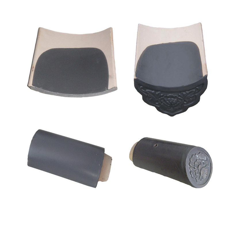 Un mètre carré quantité 80 pièces style traditionnel chinois gris mat finition argile carreaux de toit durable pour votre maison de rêve