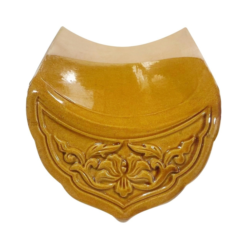 Toiture de temple bouddhiste japonais artisanale et sintrée Carreaux céramiques traditionnels chinois à résistance à la compression de 1500N
