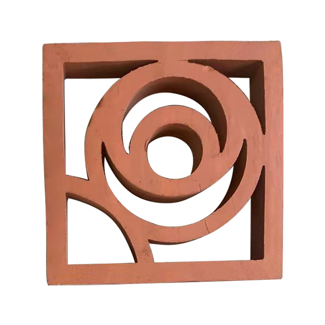 Nouveaux carreaux muraux extérieurs design pour clôture, blocs décoratifs en terre cuite ajourée