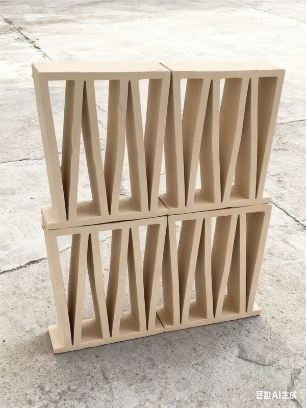 Prix de brique de terre cuite Couleurs jaune naturel M style Carreaux muraux extérieurs Bloc de brique à air décoratif