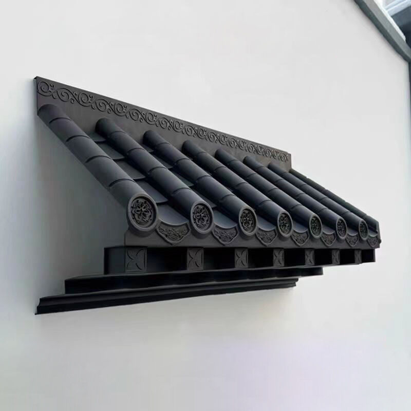 Décoration de toits en plastique japonais Matériau de toiture léger pour les murs intérieurs, cabine