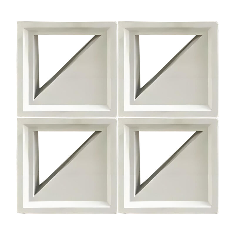 Bloc d'écran en béton entièrement personnalisable Conception sur mesure pour architectes Brique de mur de ventilation creuse