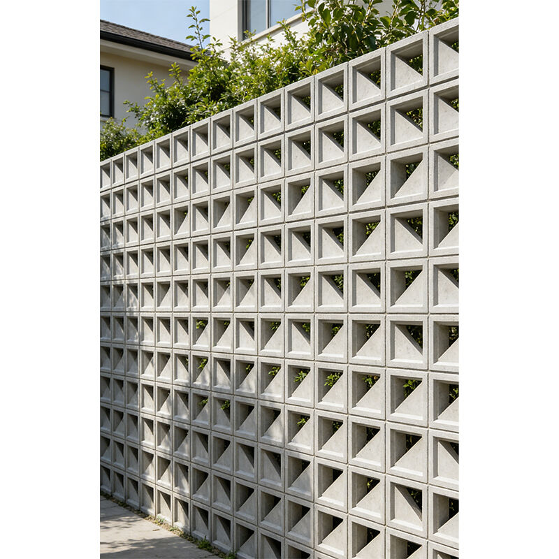 Bloc d'écran en béton entièrement personnalisable Conception sur mesure pour architectes Brique de mur de ventilation creuse