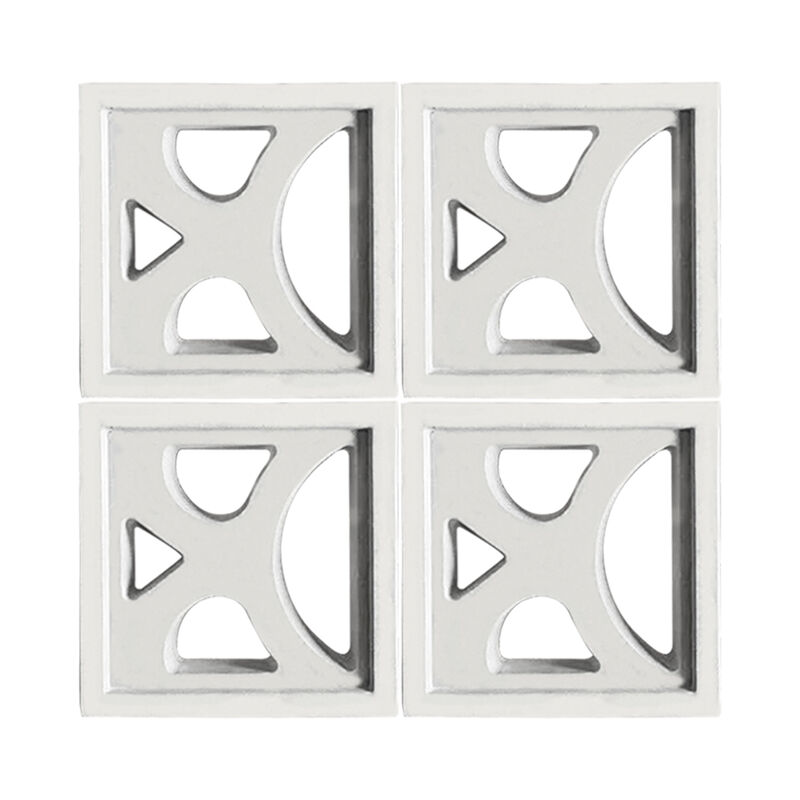 Bloc de béton carré pour le criblage de la ventilation, briques frittées creuses pour la décoration murale