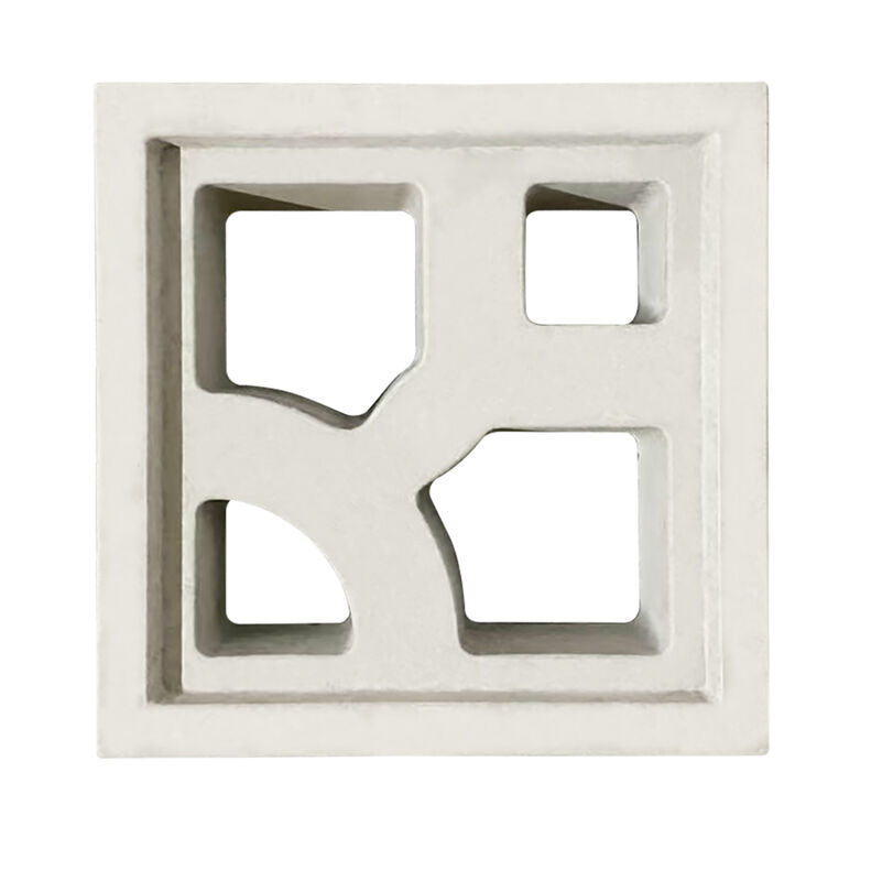 Blocs de béton ajourés pour cloisonnement de l'espace, brique perforée préfabriquée, bloc de béton décoratif avec motifs ouverts