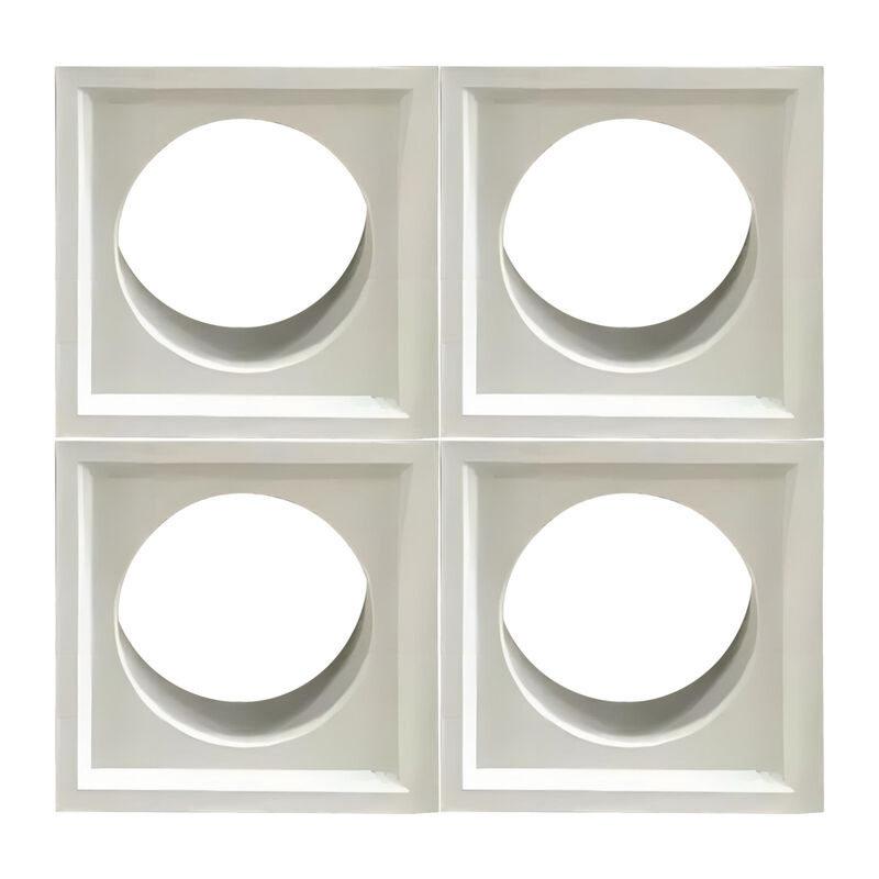 Blocs de béton creux 200x200mm pour murs extérieurs, briques de béton Breeze pour décoration de villa en intérieur et en arrière-plan