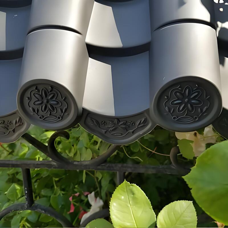 Plaque de carrelage de toit en plastique Matériau de toiture en plastique léger PP Bardeaux de toit pour projet