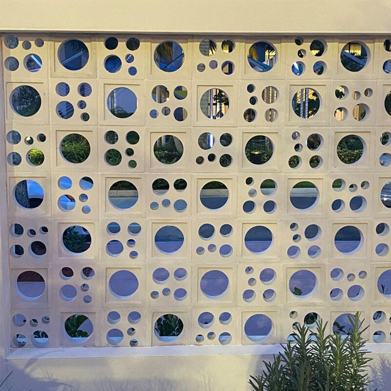 Bloc d'écran en béton, brique creuse en ciment, brique en treillis, bloc de brise, cloisons intérieures/extérieures, revêtement mural