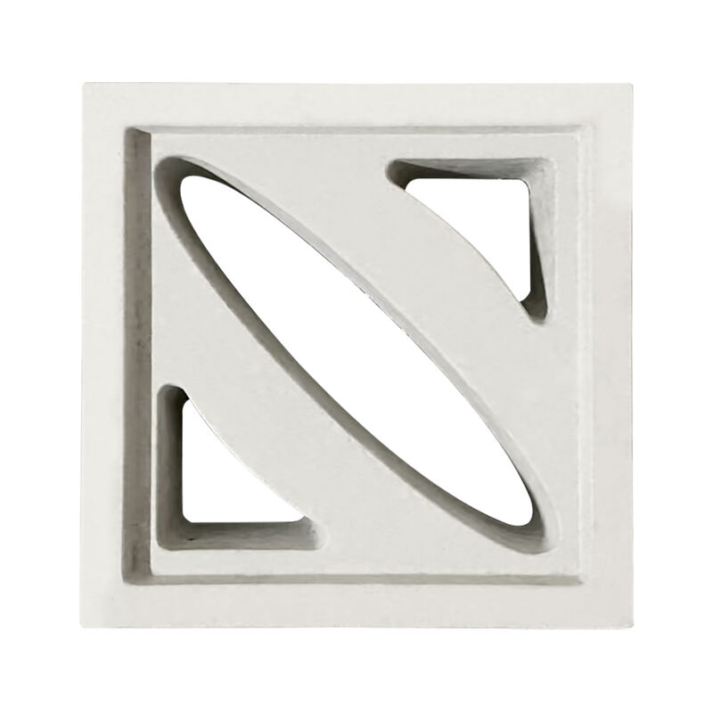 Carreaux de paroi de jardin Ciment Blocs de brise de béton préfabriqué Grille perforée / brique pour cloisons et murs d'accents élégants