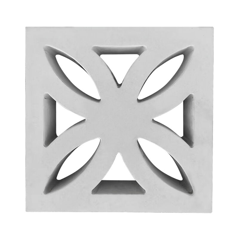 Unités de blocs d'écran décoratifs Ciment Carreaux creux Briques de treillis pour les cloisons intérieures / intérieures et les murs d'accents élégants