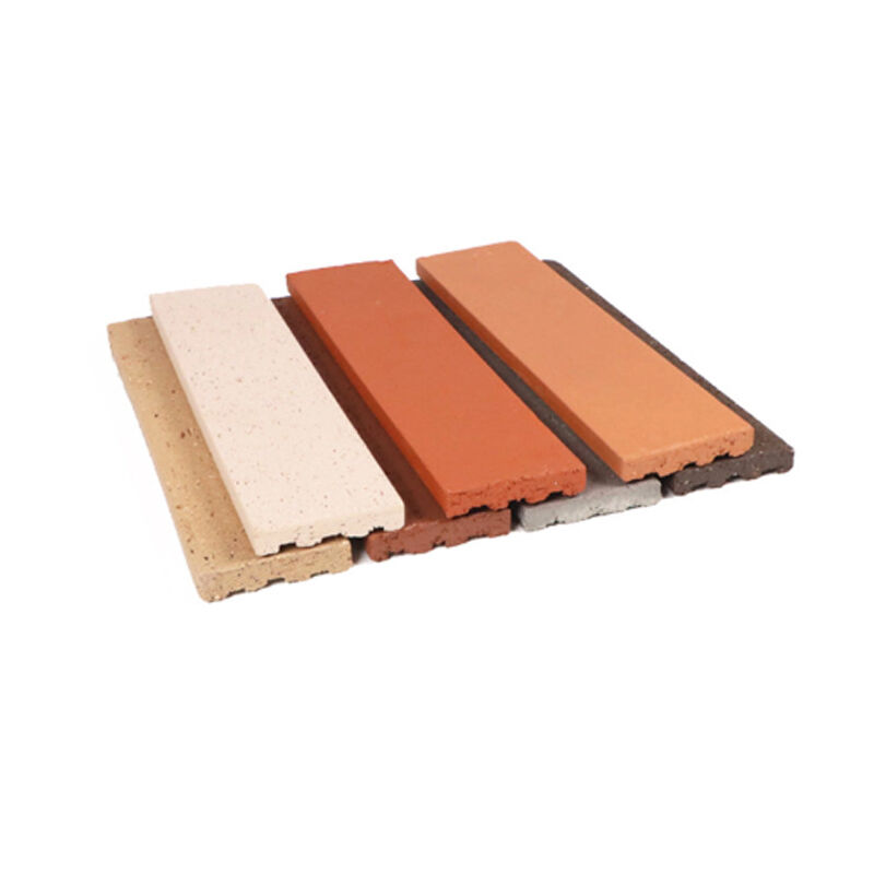 Bardage en brique d'argile à face fendue, carreaux d'angle, briques minces, solides, nombreuses couleurs pour l'esthétique et la protection des murs extérieurs
