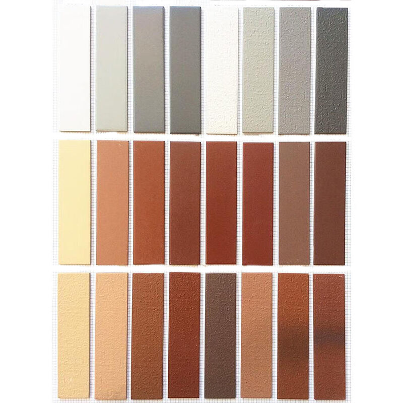 Carreaux de murs extérieurs en brique à face divisée avec matière première d'argile en fil de fer en brique de coupe de surface Carreaux de clinker pour les façades de maisons