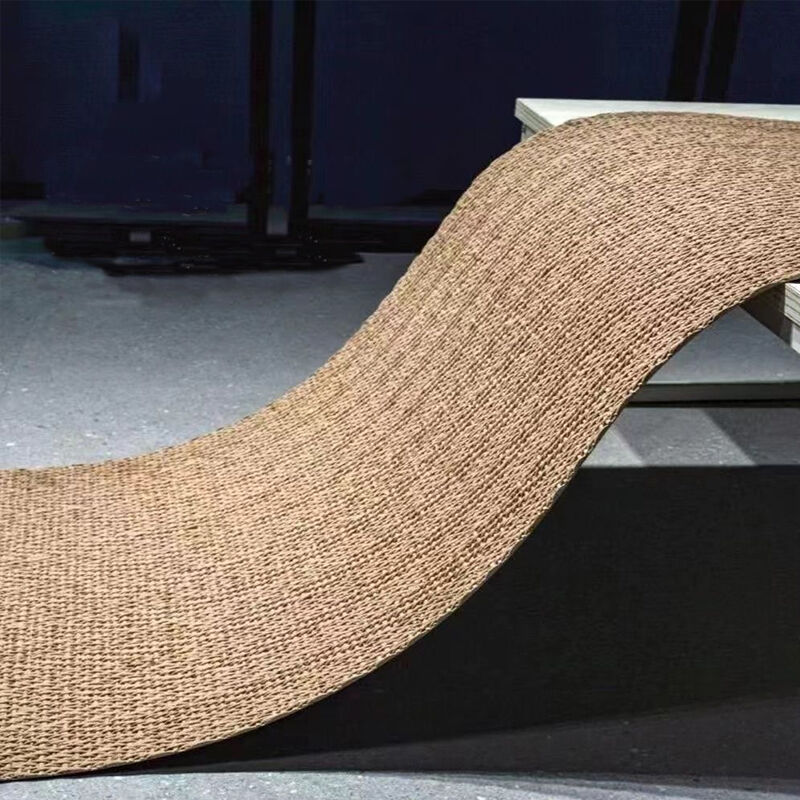 Panneau mural flexible en porcelaine souple 3D MCM, texture tissée en chevrons, carrelage mural pour décoration intérieure