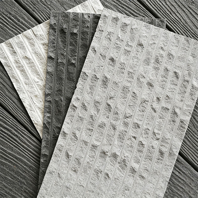 Pièces murales souples légères en pierre artificielle à l'aspect flexible Moderne panneaux muraux extérieurs / intérieurs pour villa