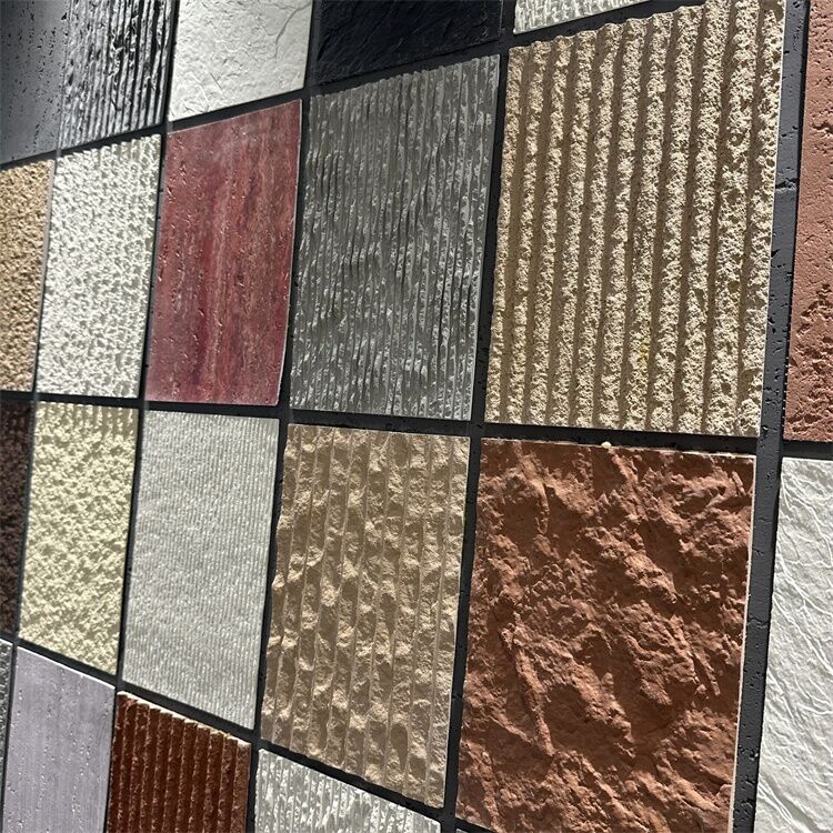 Pièces murales souples légères en pierre artificielle à l'aspect flexible Moderne panneaux muraux extérieurs / intérieurs pour villa