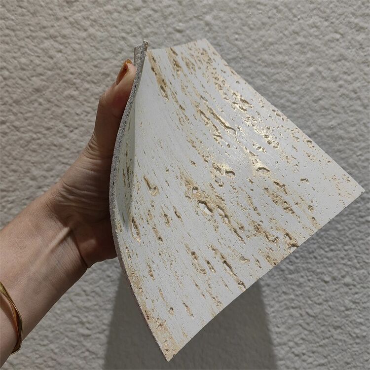 Décoration de maison de pierre de sable de pierre flexible MCM naturel de pierre mince douce mur de tuile flexible
