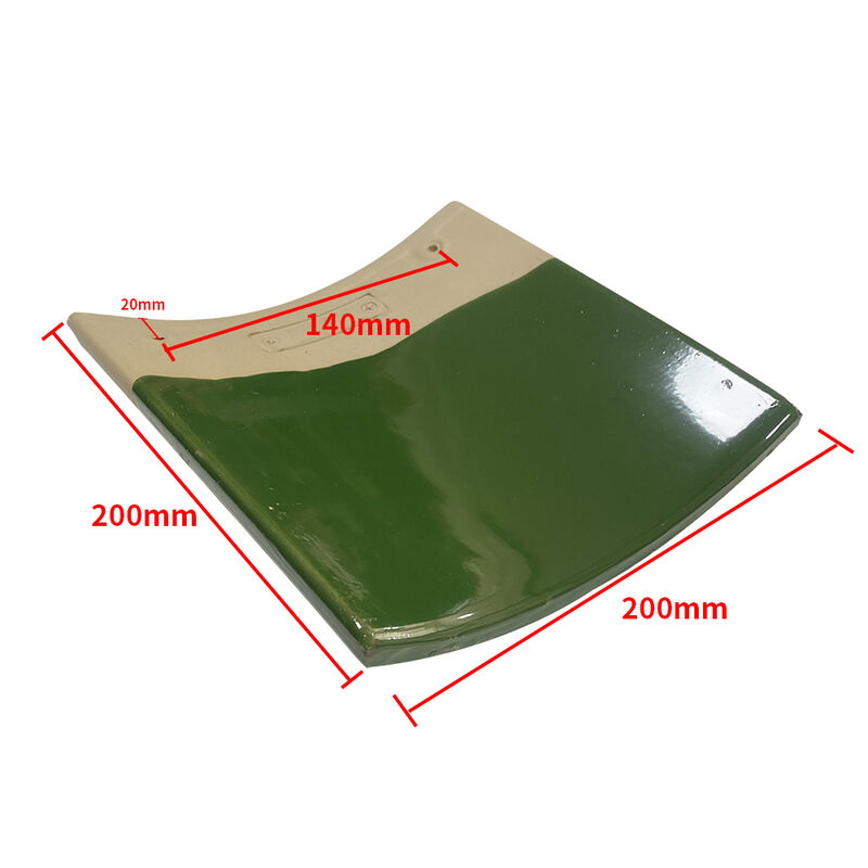 Pavillon en bois de style chinois avec des tuiles vitrées vertes Retro Texture en bois Cour de paysage Pavillon pour balcon Décor naturel