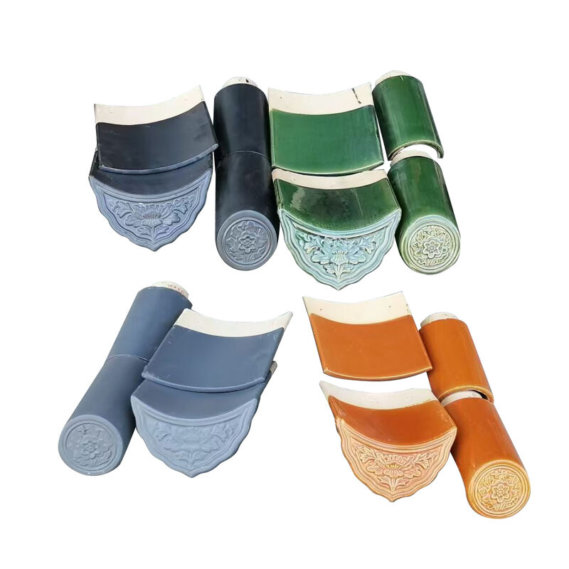 Pavillon ancien hexagonal en bois avec tuiles vernissées chinoises, extérieur, jardin à six coins, villa, gazebo paysager chinois, pavillon paysager, anti-corrosion