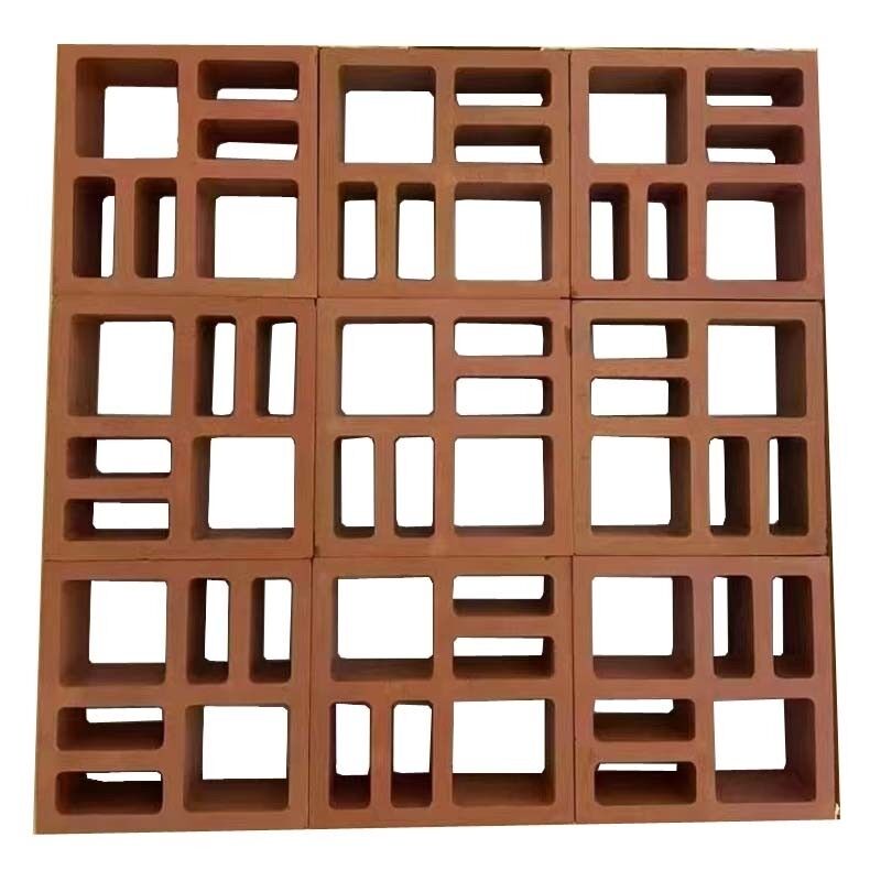 Panneaux de blocs de terre cuite à la brise architecturale Conception de murs décoratifs