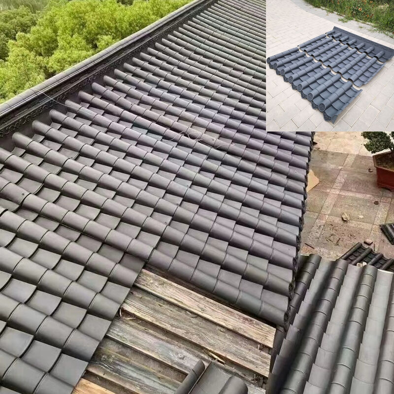 Tires anti-corrosion de toits synthétiques pour la maison de jardin de pavillon