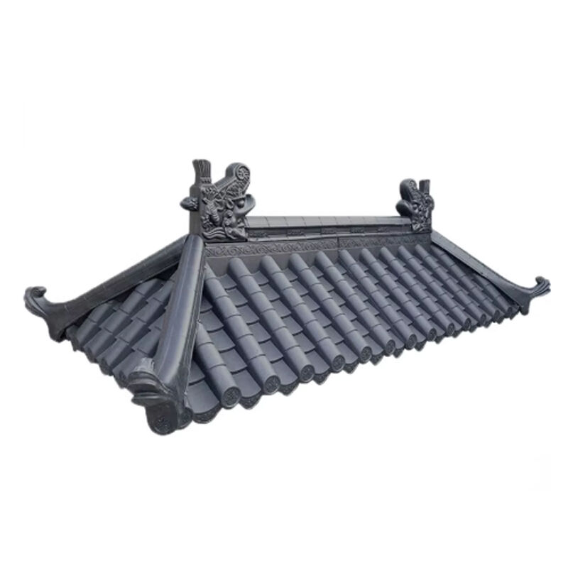 Carreaux de toiture en plastique en PP Plaque de toiture en résine synthétique pour maison de villa Gazebo Toiture isolante thermique étanche