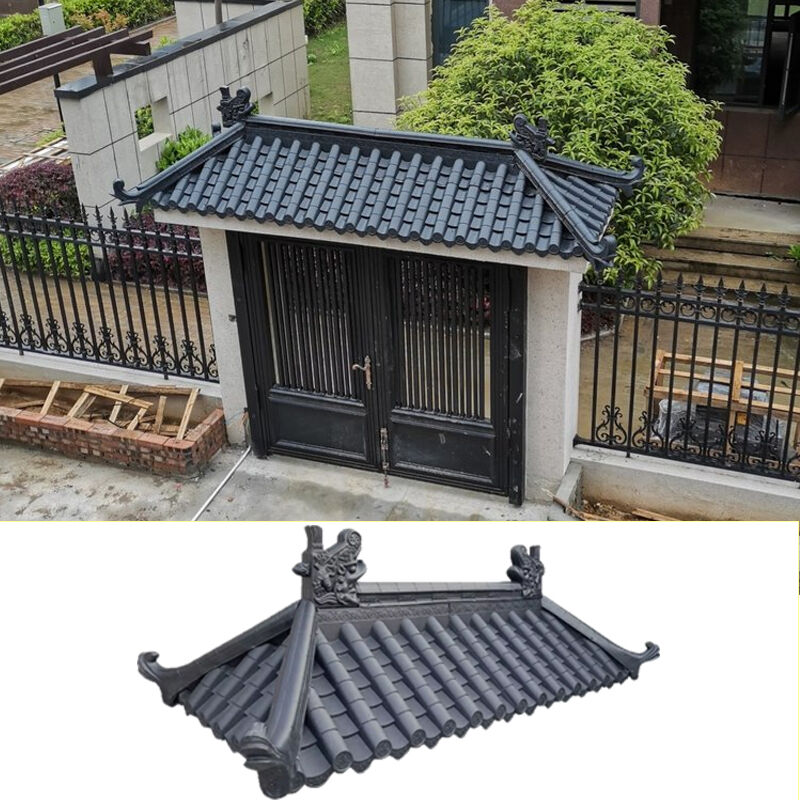 Carreaux de toiture en plastique en PP Plaque de toiture en résine synthétique pour maison de villa Gazebo Toiture isolante thermique étanche