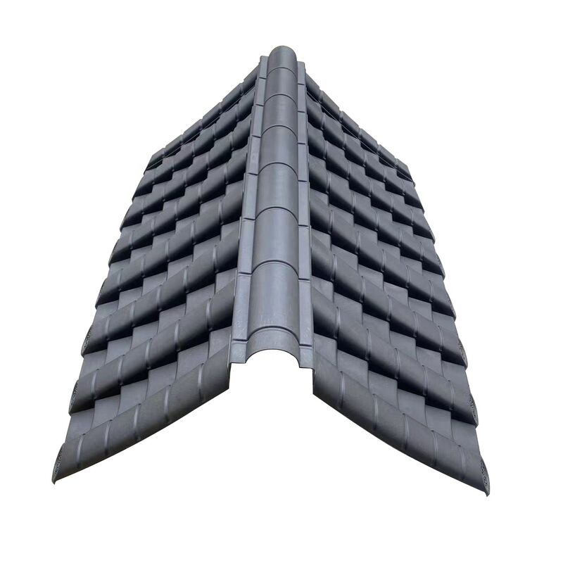 Carreaux de toiture en plastique PP en résine synthétique en feuille de toiture résistant à la chaleur Carreaux de toiture imperméables pour maison Villa Pavillon