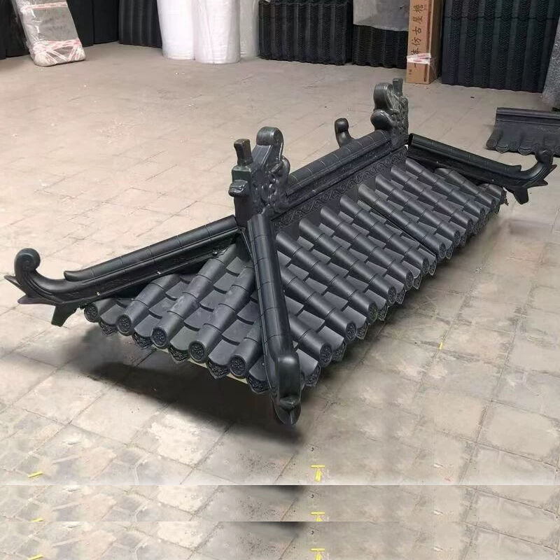 Carreaux de toiture en plastique PP en résine synthétique en feuille de toiture résistant à la chaleur Carreaux de toiture imperméables pour maison Villa Pavillon