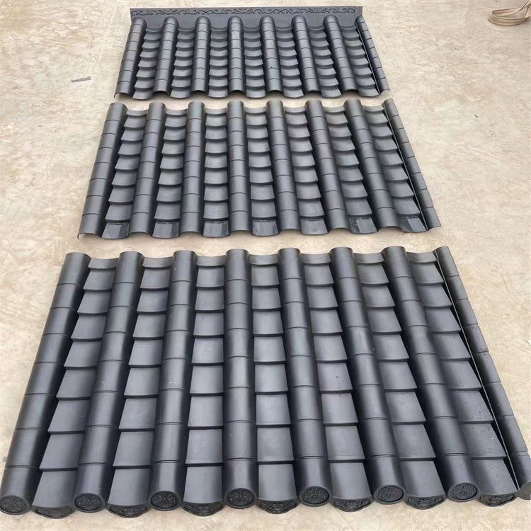 PP plastique épaissie carreaux synthétiques toit villa antique carreaux en plastique bâtiment toit au toit couverture isolant thermique carreaux en plastique