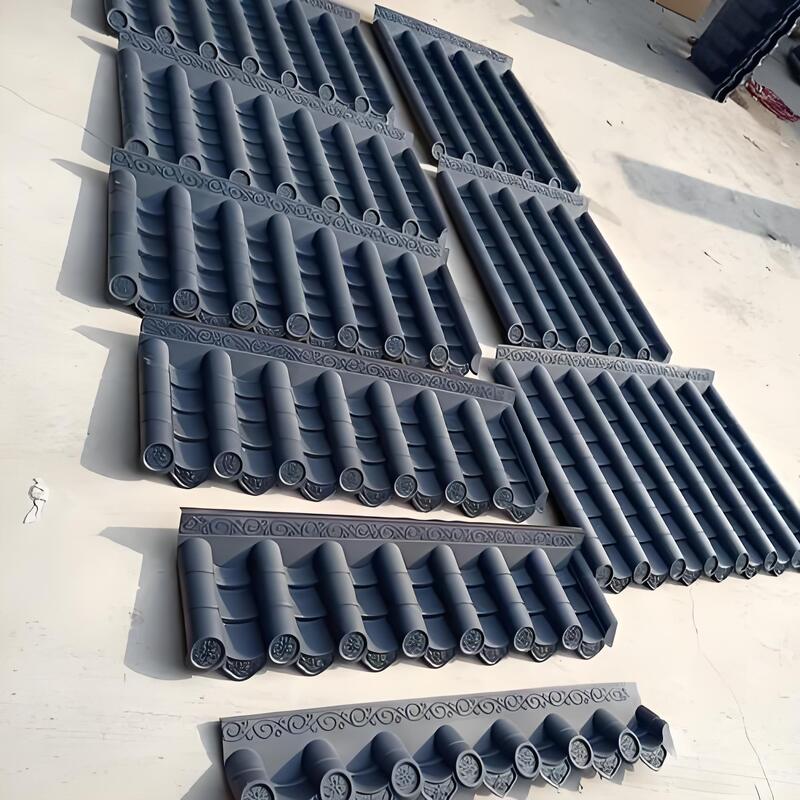PP plastique épaissie carreaux synthétiques toit villa antique carreaux en plastique bâtiment toit au toit couverture isolant thermique carreaux en plastique
