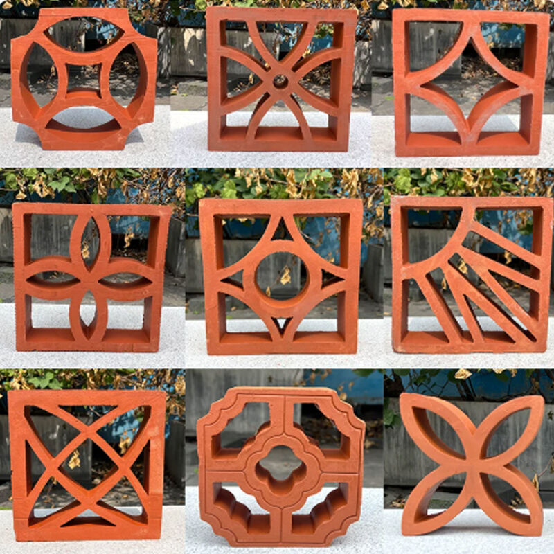 Matériaux de construction Murs à écran Terracotta Bloc de brise Façade perforée Briques Murs décoratifs Blocs de ventilation creux