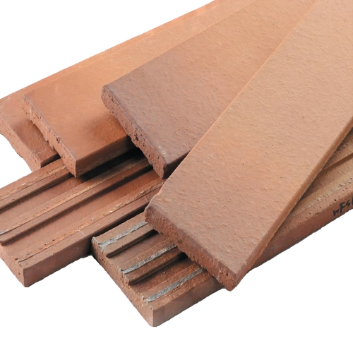Parement en brique mince en terre cuite naturelle pour la décoration de façades extérieures et les projets architecturaux