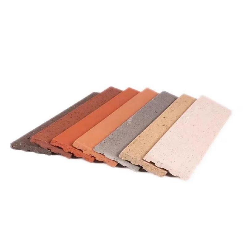 Briques de façade de mur rustique pour l'hôtel Parc de cour extérieur Carreaux de revêtement de mur extérieur Bâtiment décoratif Briques de façade de mur