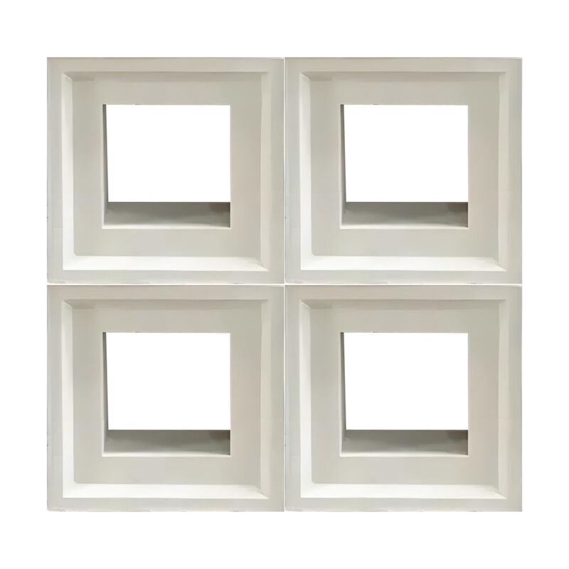 Blocs de vent de béton décoratif Blocs de mur de confidentialité architecturale Blocs de mur de béton modernes Conceptions de blocs de vent pour les murs caractéristiques Villas Patios