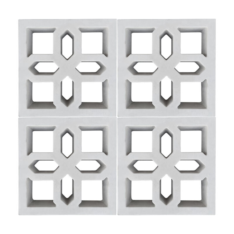 Bloc de béton à brise creux Bloc de mur décoratif pour façades extérieures Écrans de confidentialité et projets de paysage moderne