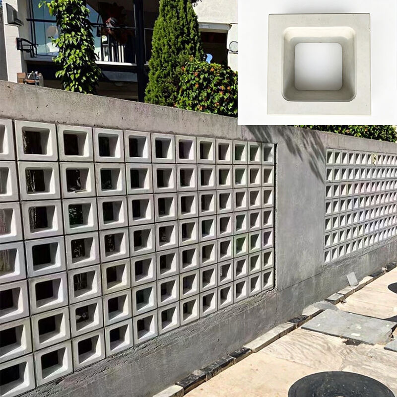 Bloc de béton préfabriqué pour clôtures de jardin, murs extérieurs, ventilation et applications décoratives