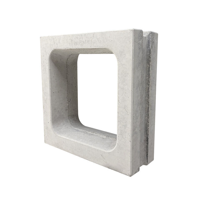 Bloc de béton préfabriqué pour clôtures de jardin, murs extérieurs, ventilation et applications décoratives