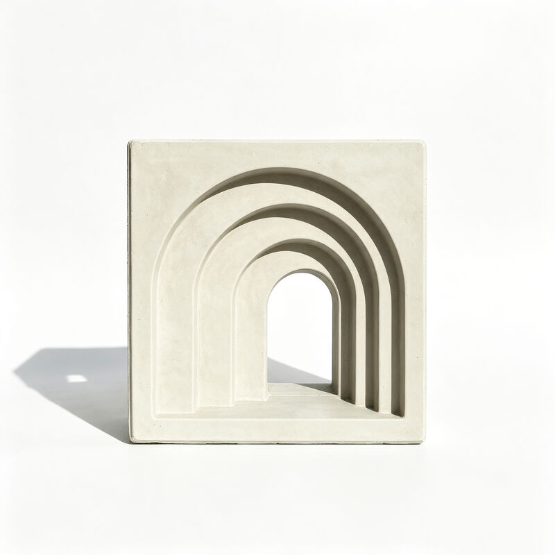 Blocs de ventilation en béton arche 3D | Briques décoratives creuses en ciment pour devantures de magasins et murs architecturaux pare-soleil