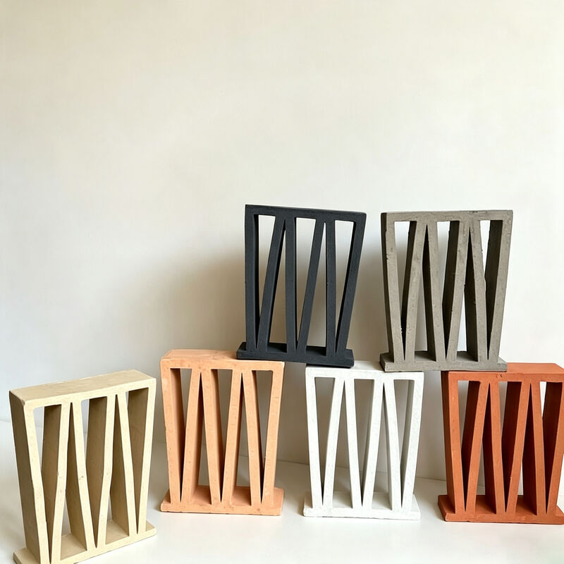 Moderne linéaire de nombreuses couleurs Blocs d'écran d'argile de terre cuite Briques de brise pour la vie privée Murs et façades