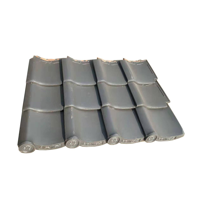 310*310mm carreaux de toits japonais disponibles matériau d'argile grise pour différents styles architecturaux